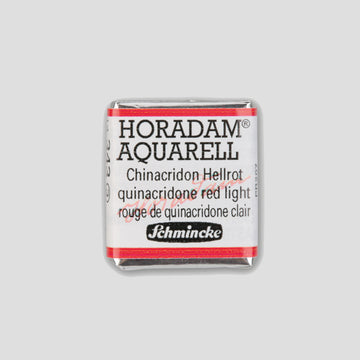 Schmincke Horadam Aquarelverf 343 Quinacridone Red Light half pan 3