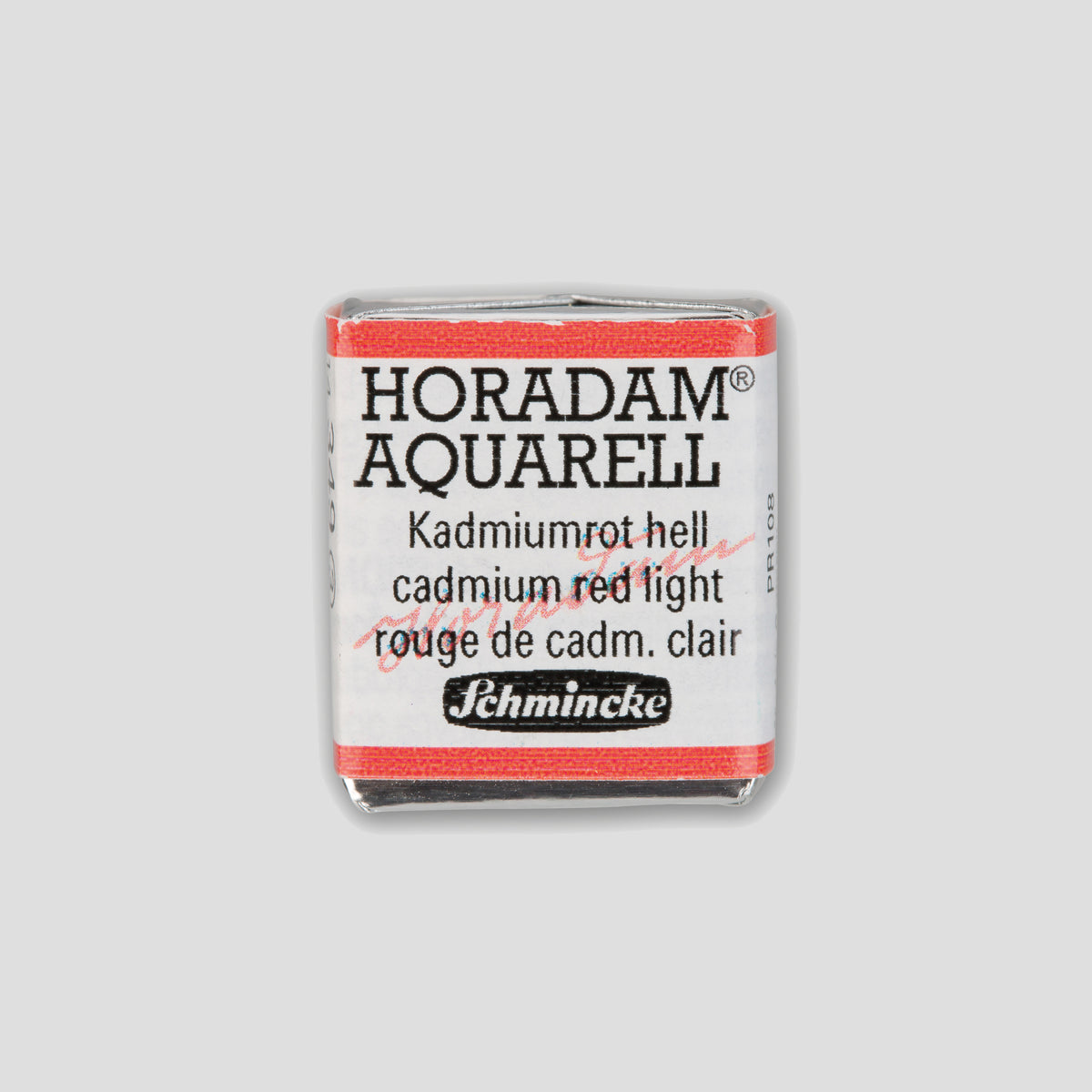 Schmincke Horadam® Half pan 349 Cadmium red light 3