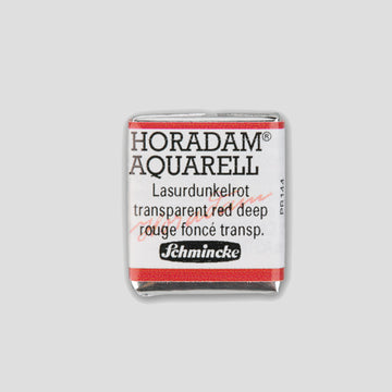 Schmincke Horadam Aquarelverf 355 Transparent Red Deep half pan 1