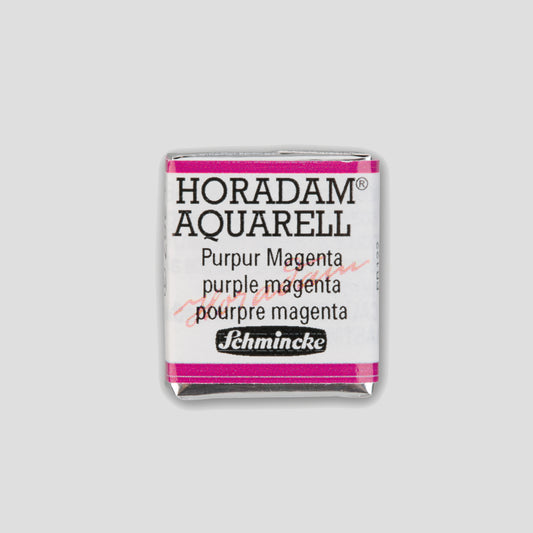 Schmincke Horadam Aquarelverf 367 Purple Magenta half pan 3