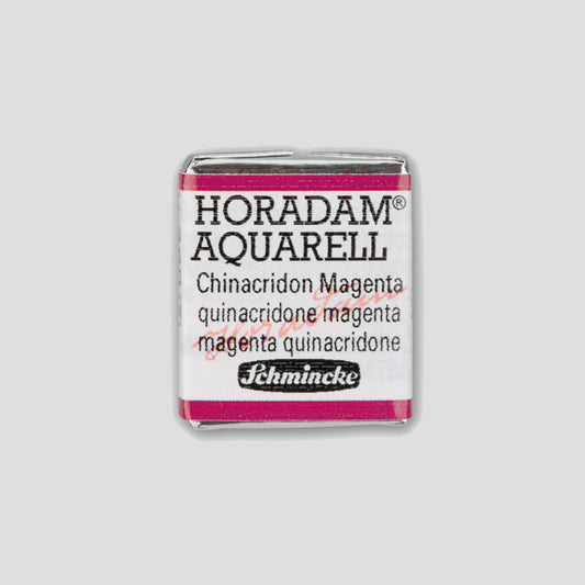 Schmincke Horadam Aquarelverf 369 Quinacridone Magenta half pan 2