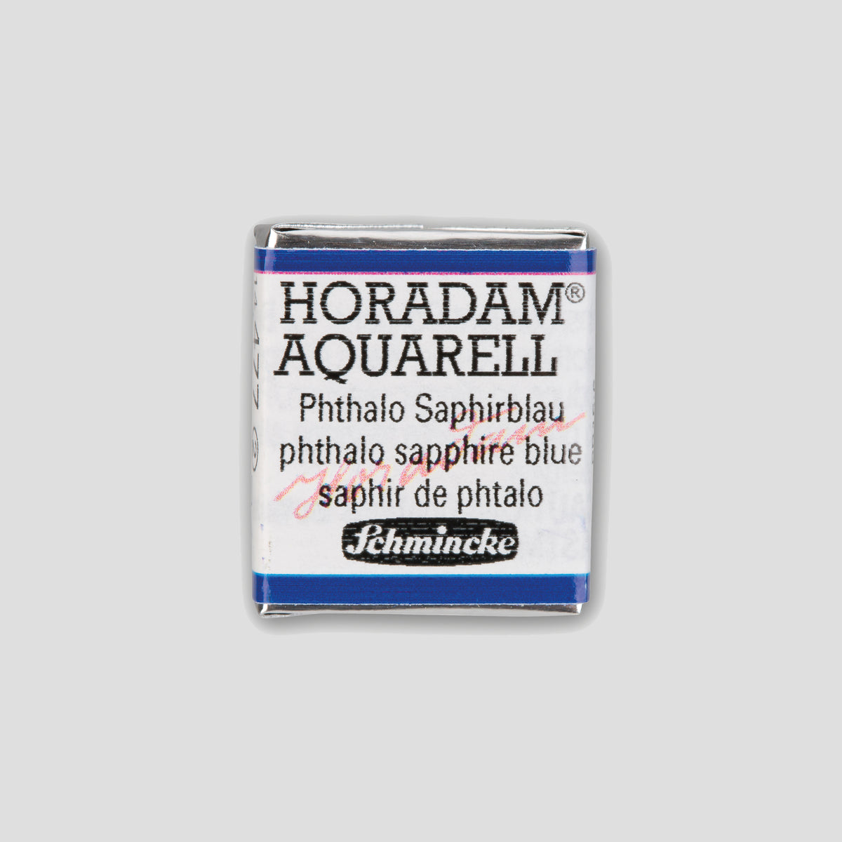 Schmincke Horadam® Half pan 477 Phthalo sapphire blue 2