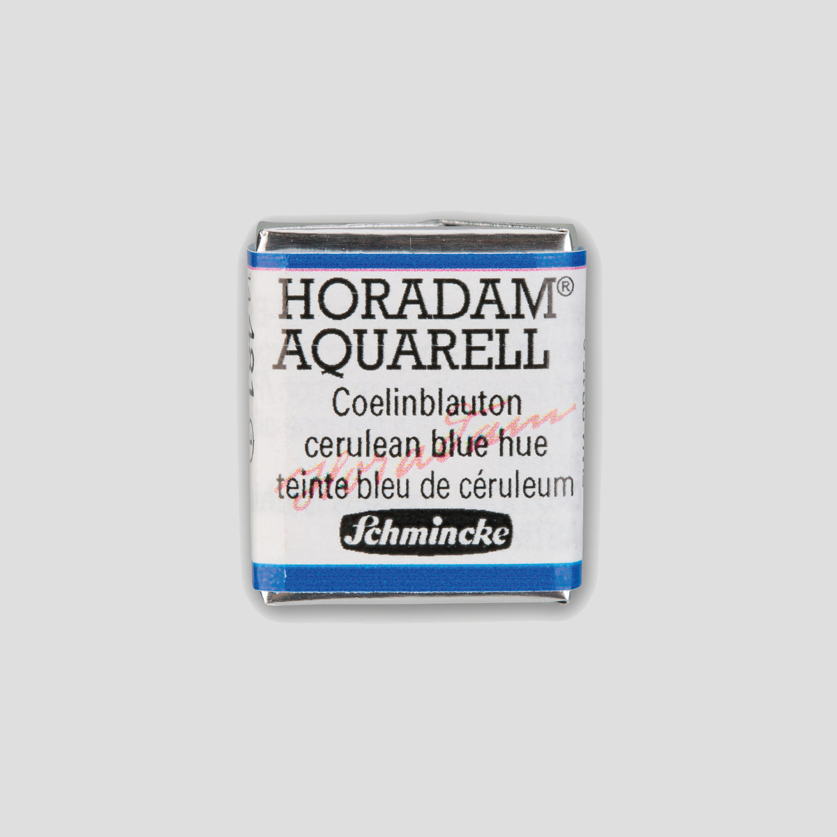 Schmincke Horadam® Half pan 481 Cerulean blue hue 1