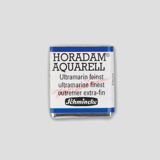 Schmincke Horadam Aquarelverf 494 Ultramarine Finest half pan 2