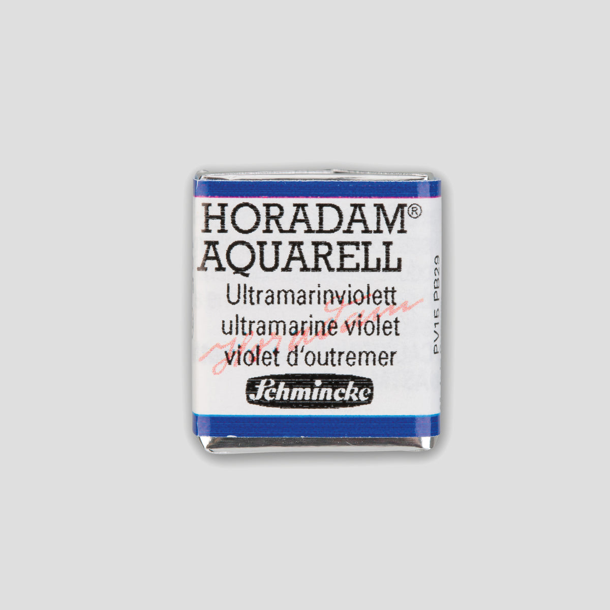 Schmincke Horadam® Half pan 495 ultramarine violet 2