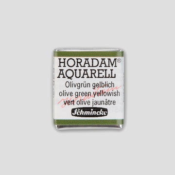 Schmincke Horadam® Halbpfanne olivgrün gelblich