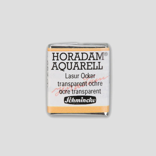 Schmincke Horadam Aquarelverf 657 Transparent Ochre half pan 1