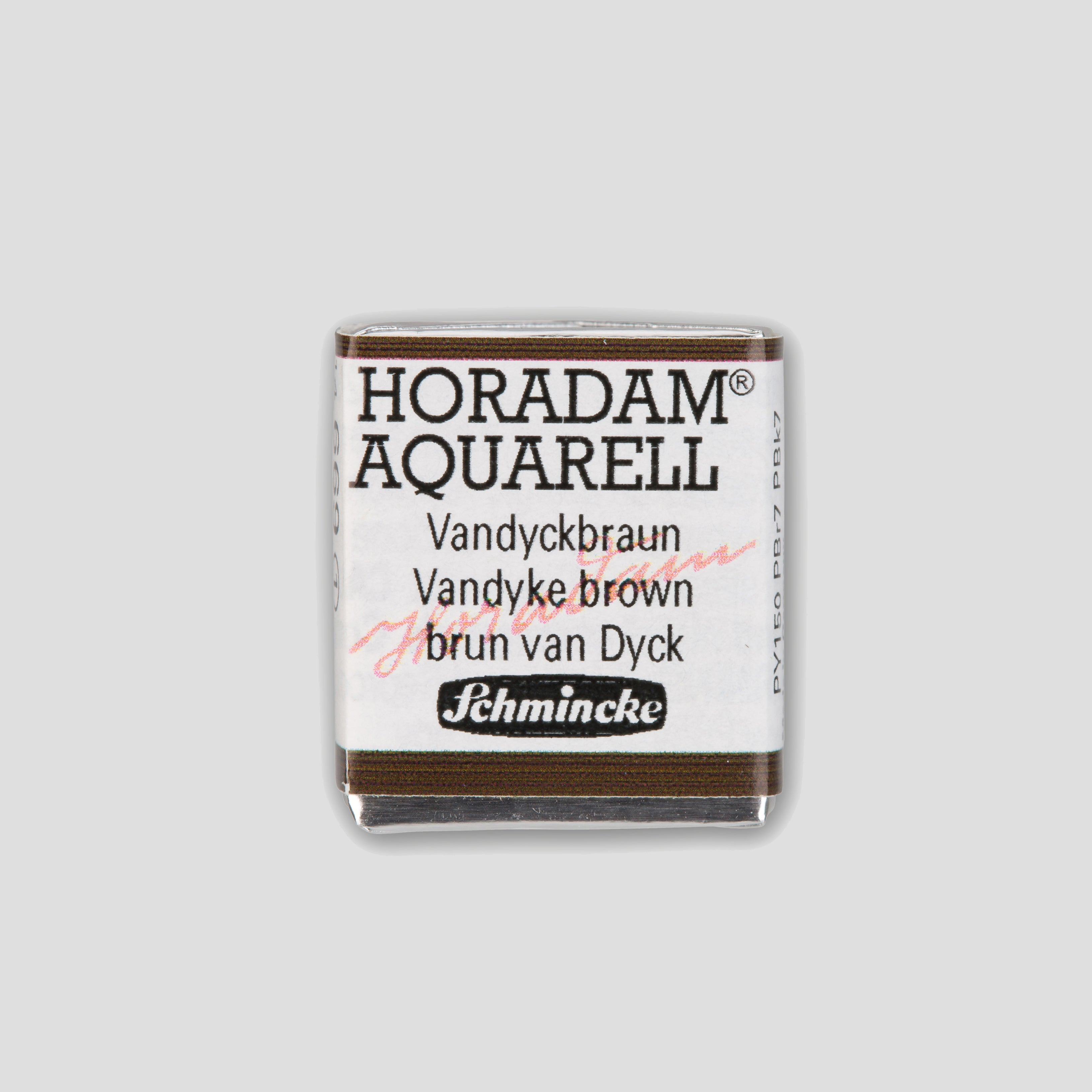 Schmincke Horadam® Half pan 669 Vandyke brown