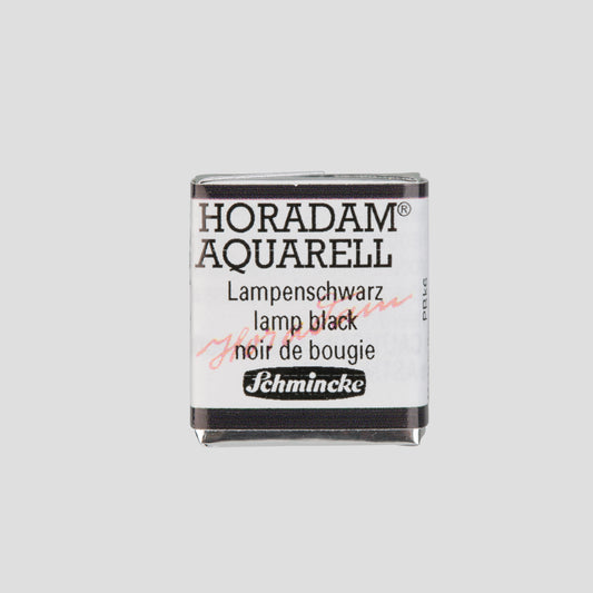 Schmincke Horadam Aquarelverf 781 Lamp Black half pan 1