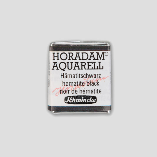 Schmincke Horadam Aquarelverf 789 Hematite Black half pan 3