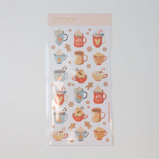 Stickii Sticker sheet Holiday drinks