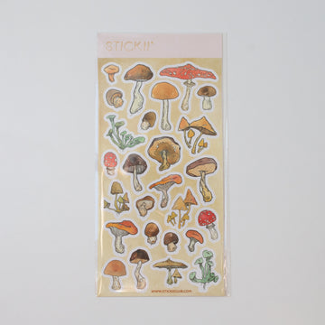 Stickii stickervel Mushrooms