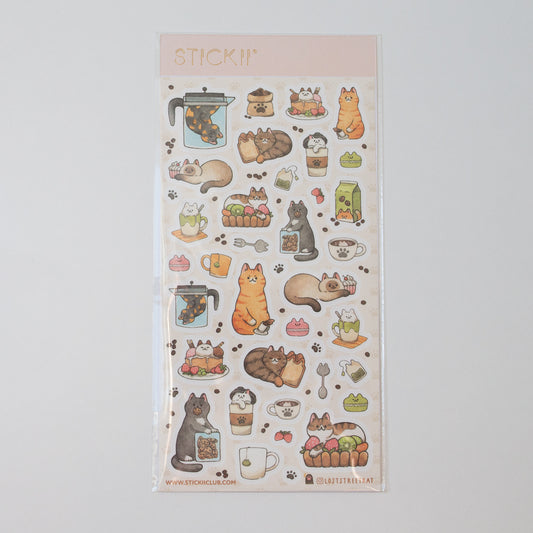 Stickii Stickervel Cat Cafe Treats