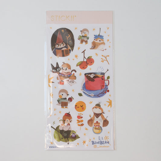 Stickii Sticker sheet Woodland Mornings