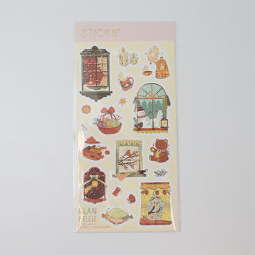 Stickii Sticker Sheet Winter Windows