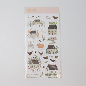 Stickii Stickervel Little Farmhouse