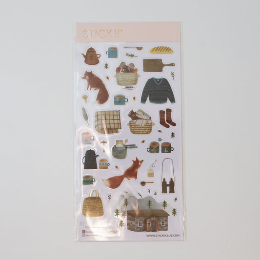 Stickii sticker sheet Cozy Living