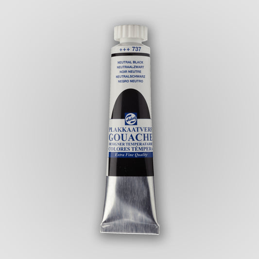 Talens Gouache 20 ml 737 Neutraalzwart