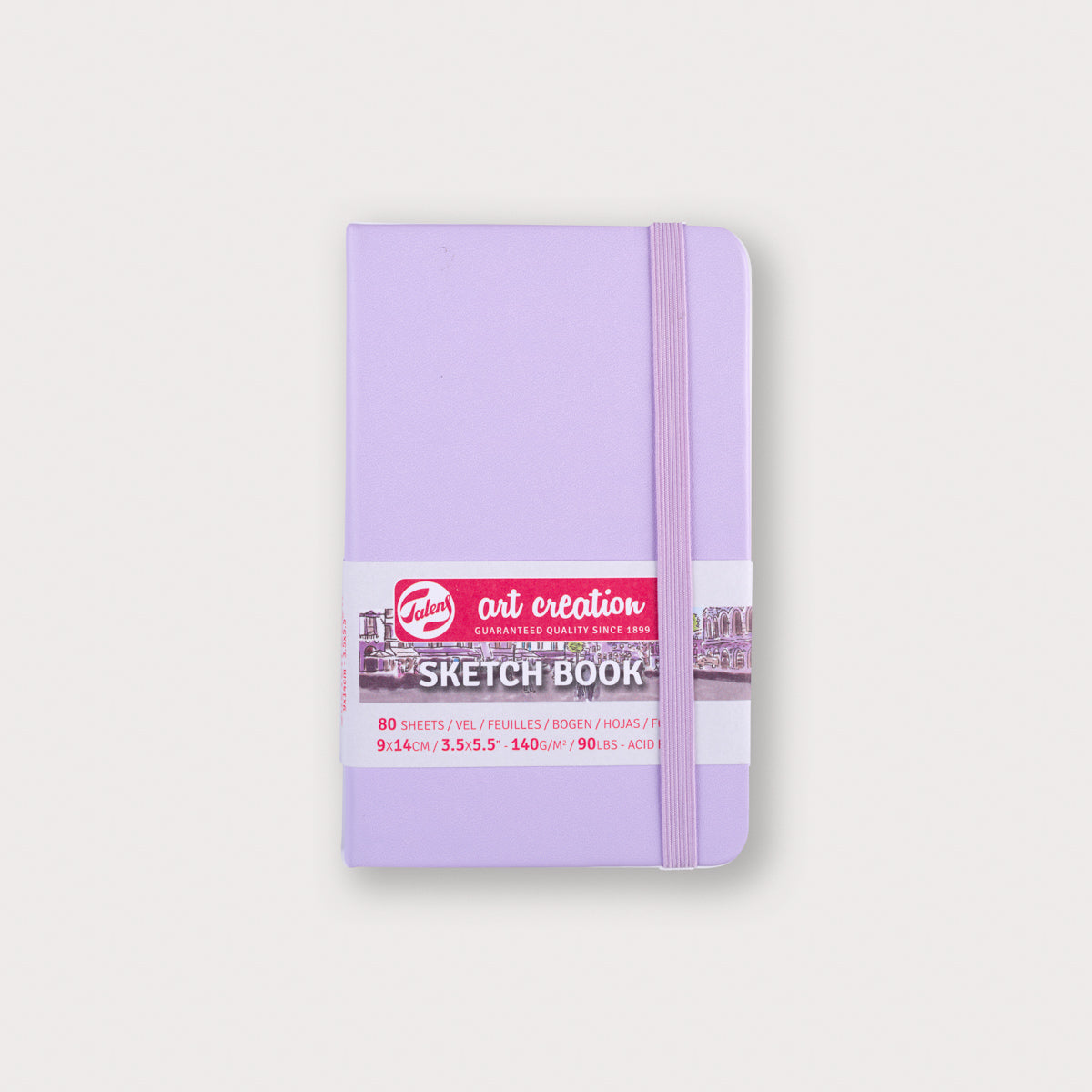 Talens Schetsboek Pastelviolet 9x14 140g