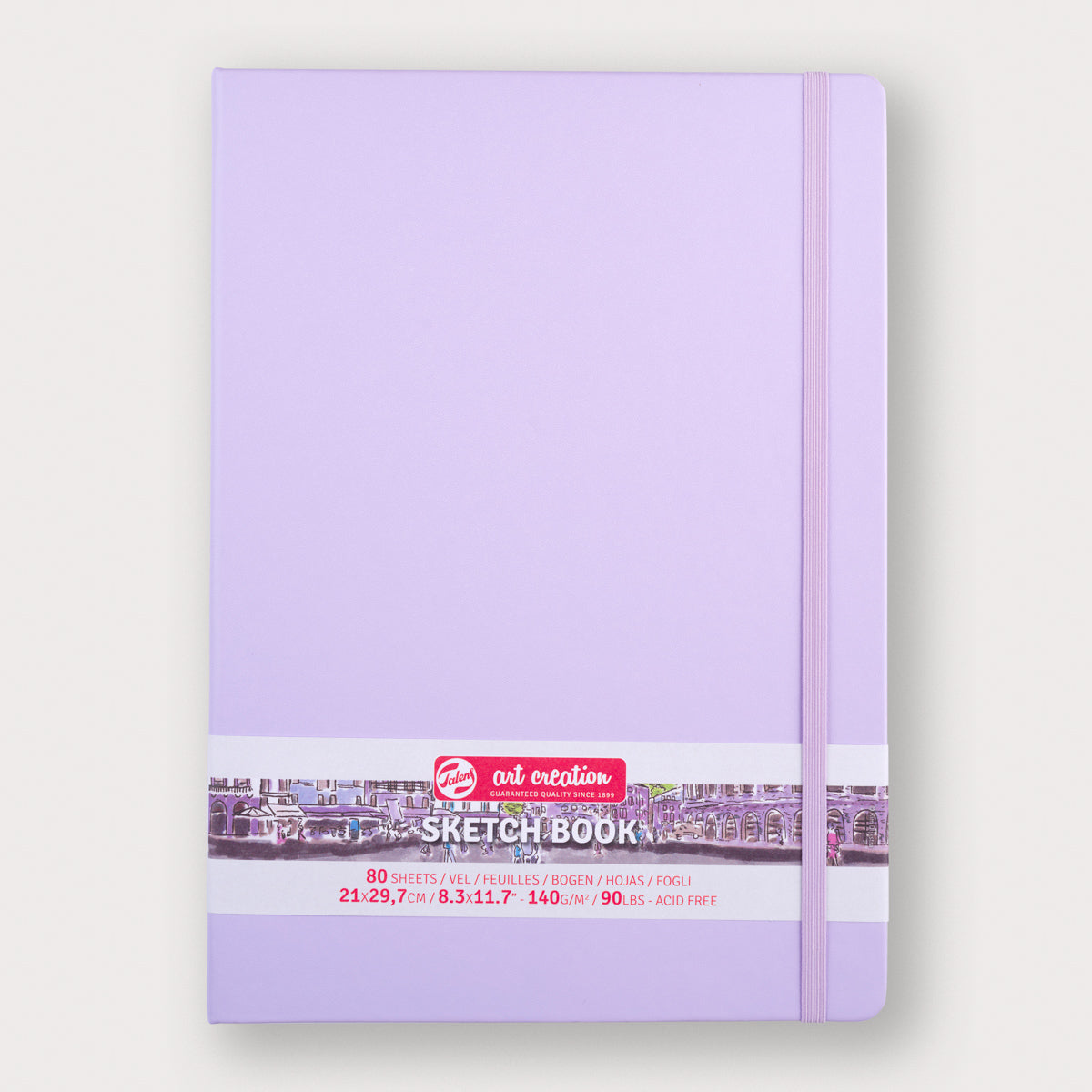 Talens Schetsboek Pastelviolet 21x30 140g