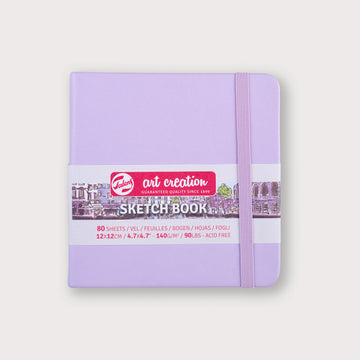 Talens Schetsboek Pastelviolet 12x12 140g