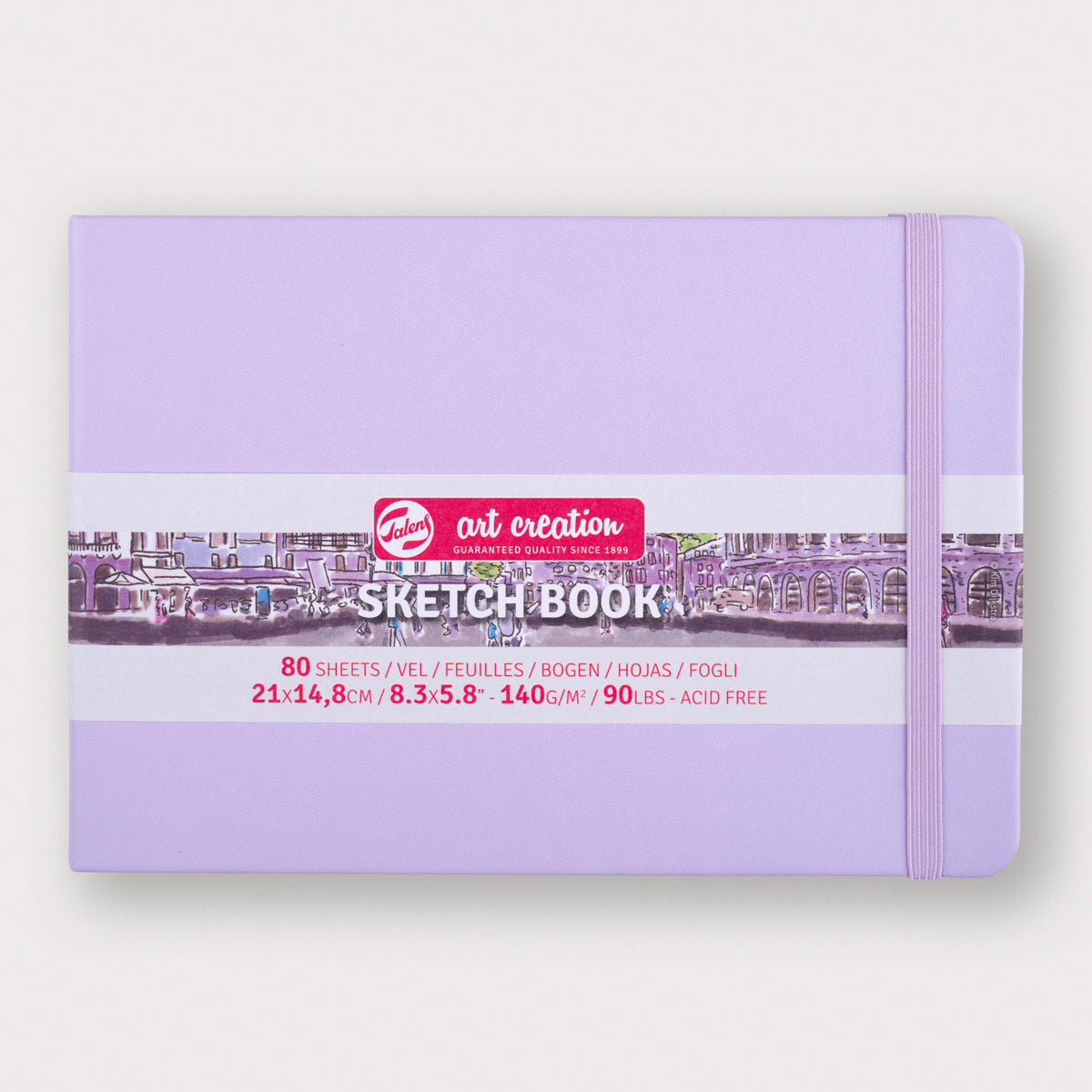 Talens Schetsboek Pastelviolet 21x15 140g