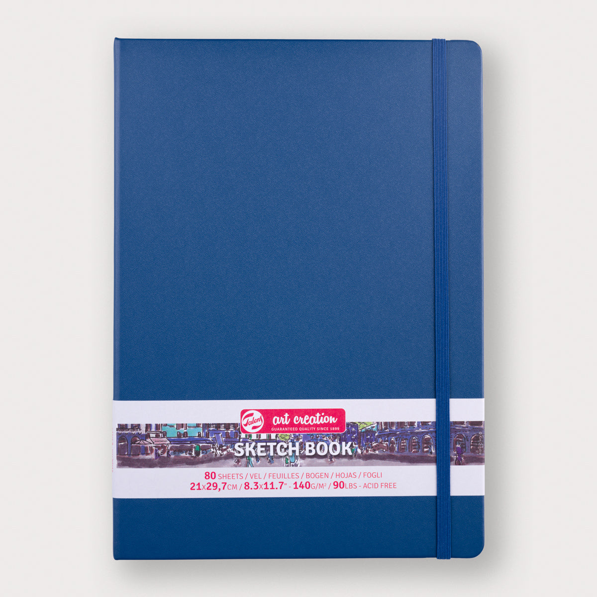 Talens Schetsboek Marineblauw 21x30 140g