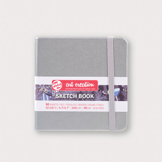 Talens Sketchbook Silver 12X12 140g