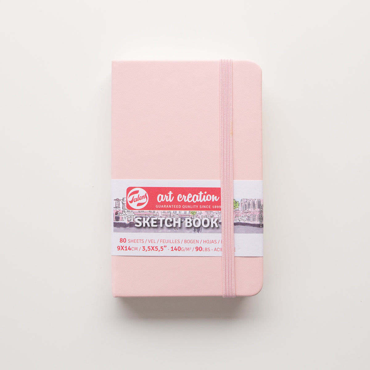 Talens Schetsboek Pastel Pink 9x14cm 140g