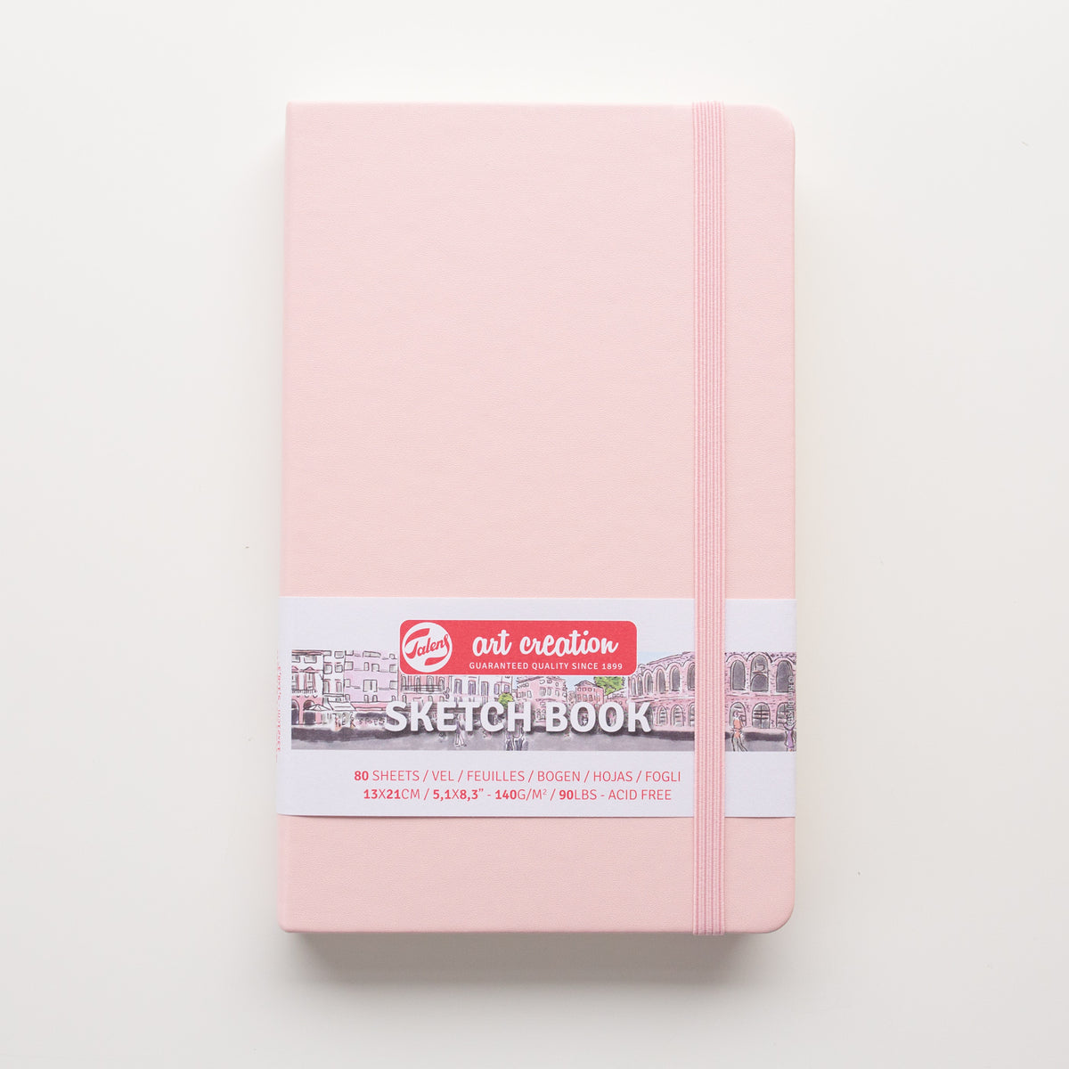 Talens Schetsboek Pastel Pink 13x21cm 140g
