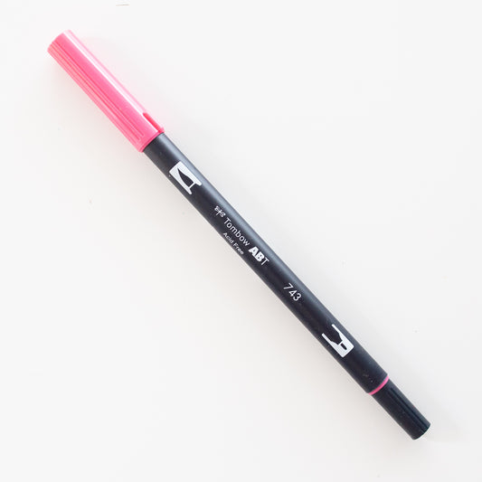 Tombow Dual Brush ABT 743 Hot Pink