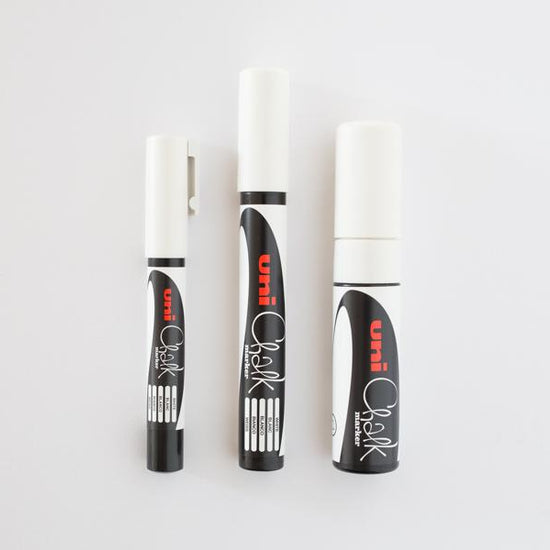 Uni Posca Chalk Marker - Fijn - Wit