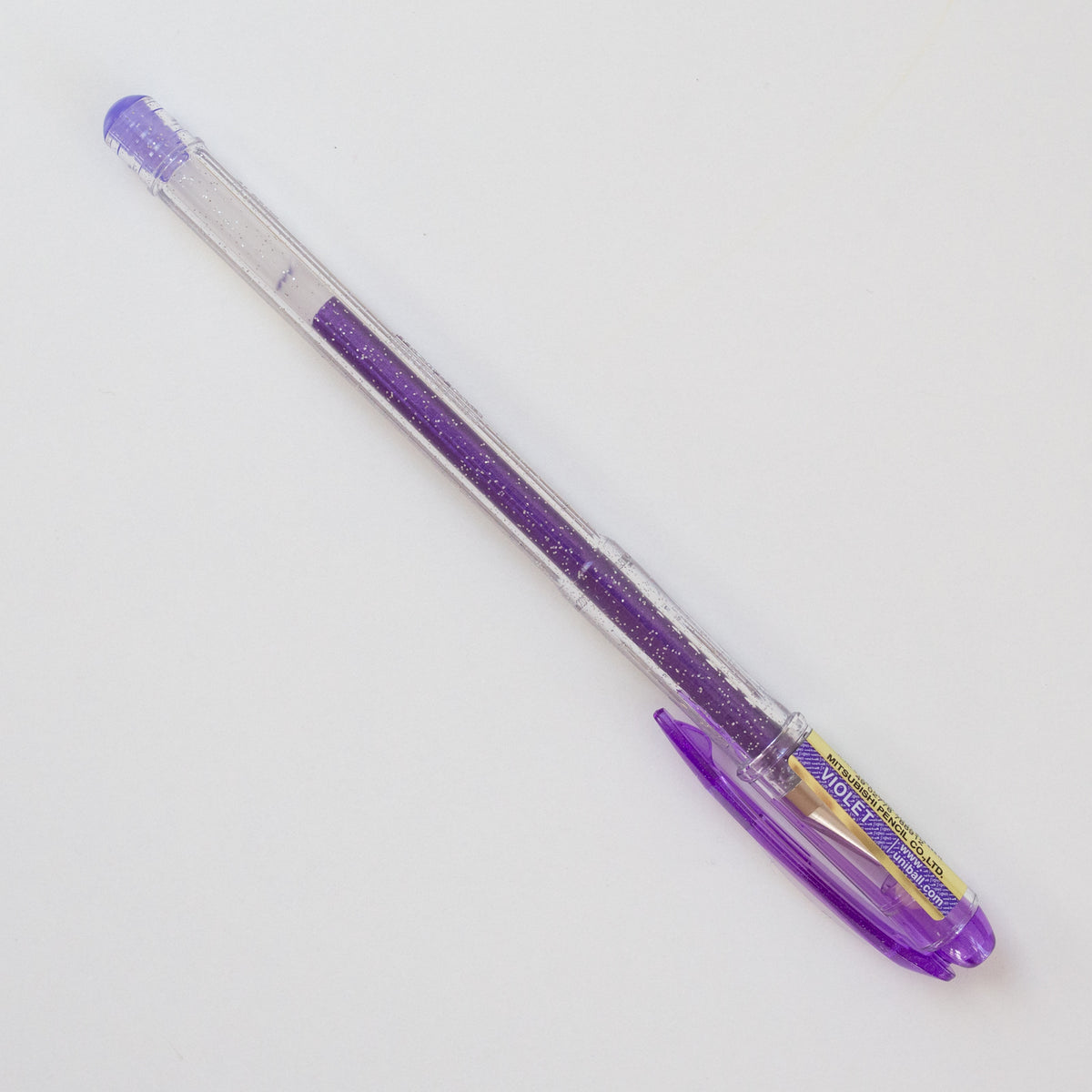 Uni-ball Signo Gel Pen Glitter Purple