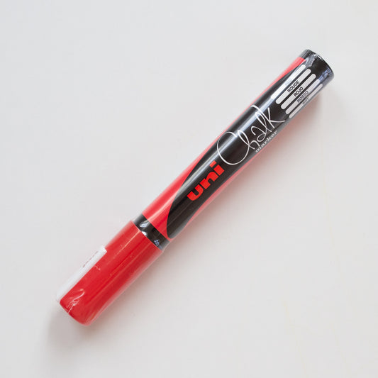 Uni Chalk marker medium Rood