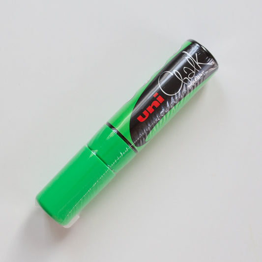 Uni Chalk Marker Wide Fluo Green