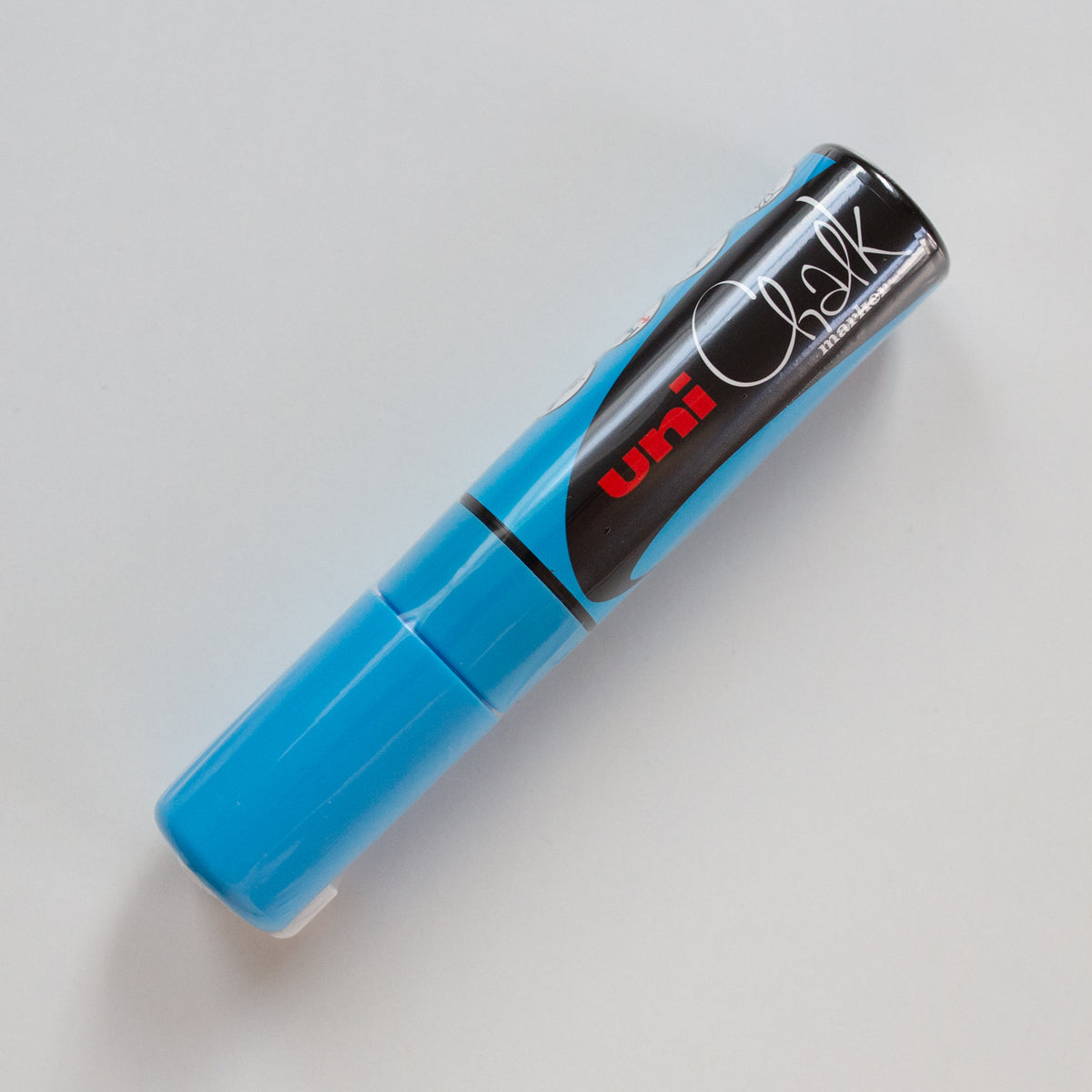 Uni Chalk Marker Breed Lichtblauw