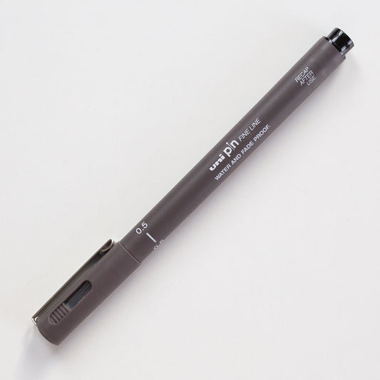 Uni Pin Fineliner 0.5 mm Dark Gray