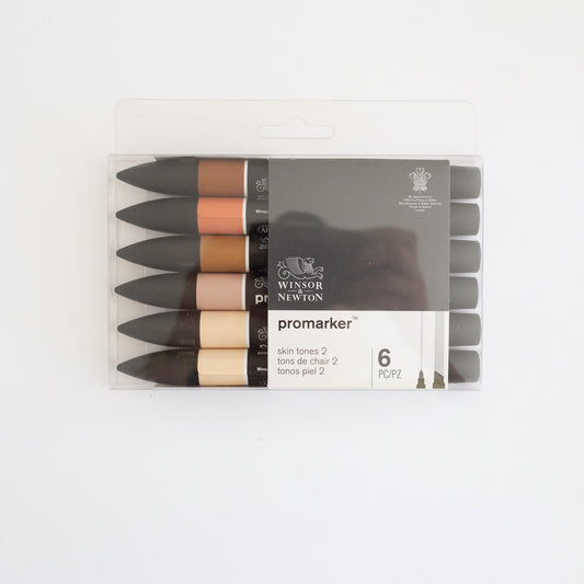Winsor & Newton Promarker Set Skin Tones 2
