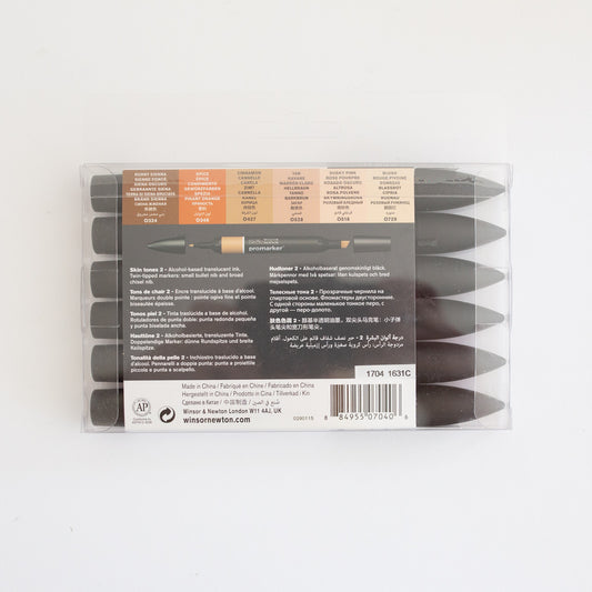 Winsor & Newton Promarker Set Skin Tones 2