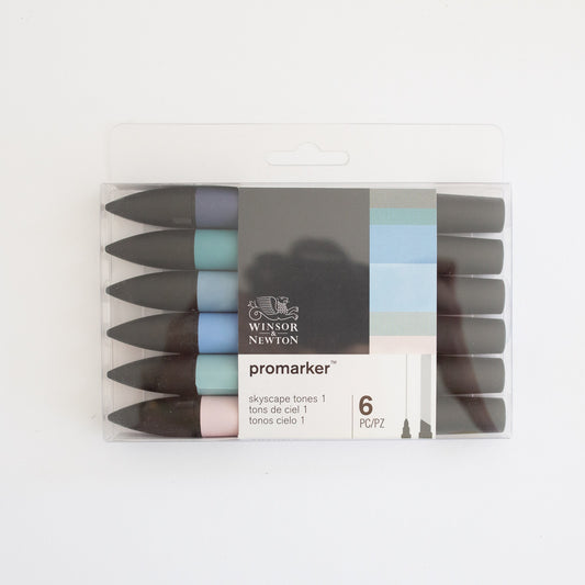 Winsor & Newton Promarker Set Skyscape Tones 1