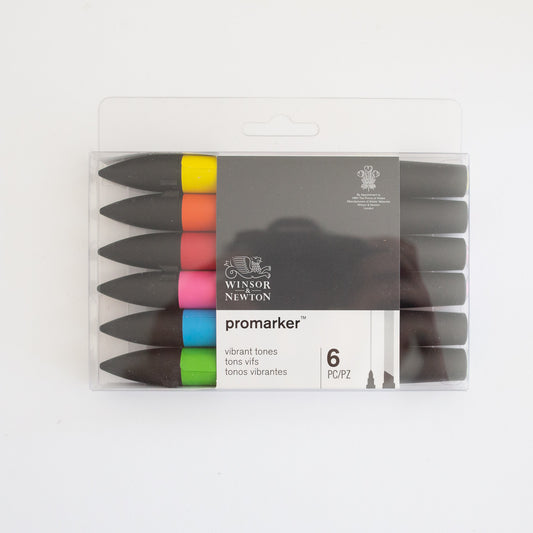 Winsor & Newton Promarker Set Vibrant Tones