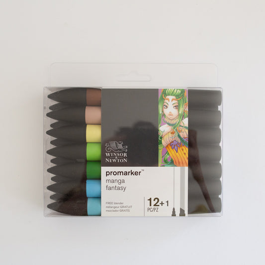 Winsor & Newton Promarker Set 12+1 Manga Fantasy