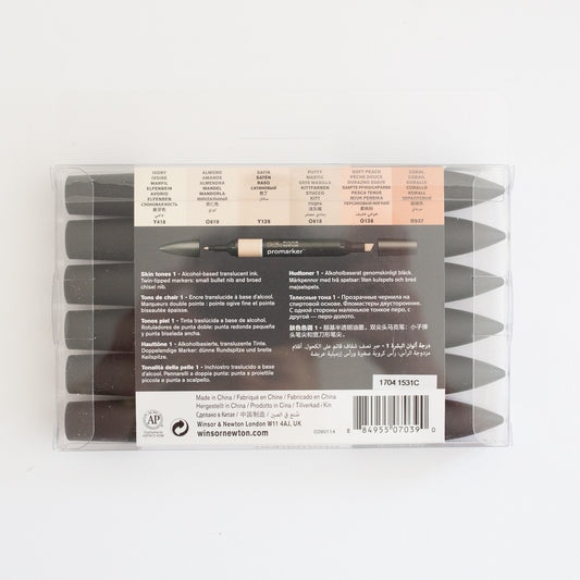 Winsor & Newton Promarker Set Skin Tones 1