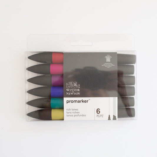 Winsor & Newton Promarker Set Rich Tones