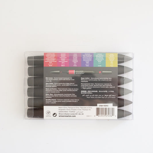 Winsor & Newton Promarker Set Rich Tones