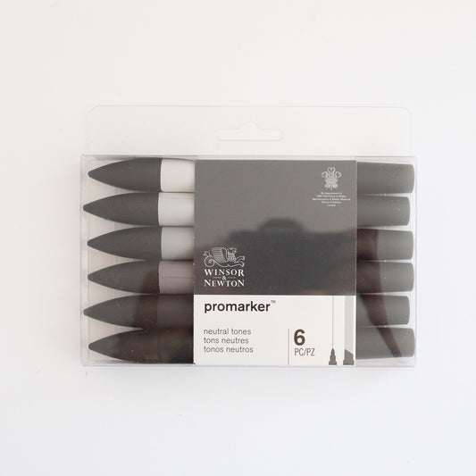 Winsor & Newton Promarker Set Neutral Tones