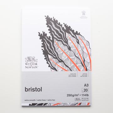 Winsor &amp; Newton Bristol 250g 20 Blatt A3