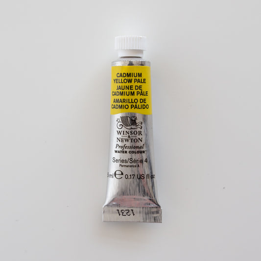 Winsor & Newton Professional Water Colours 5ml Cadmium Yellow Pale 4