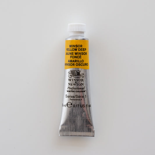 Winsor &amp; Newton Professionelle Wasserfarben 5 ml Winsor Yellow Deep 1