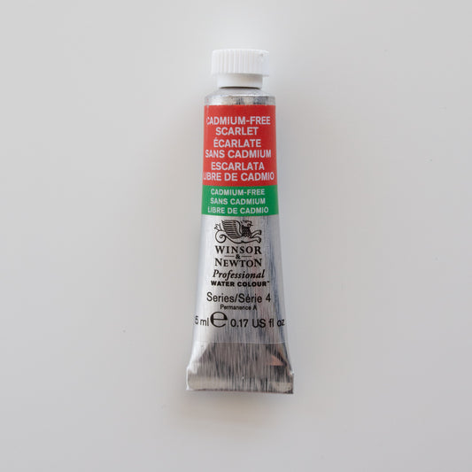 Professionelle Wasserfarben von Winsor &amp; Newton, 5 ml, kadmiumfrei, Scarlet 4